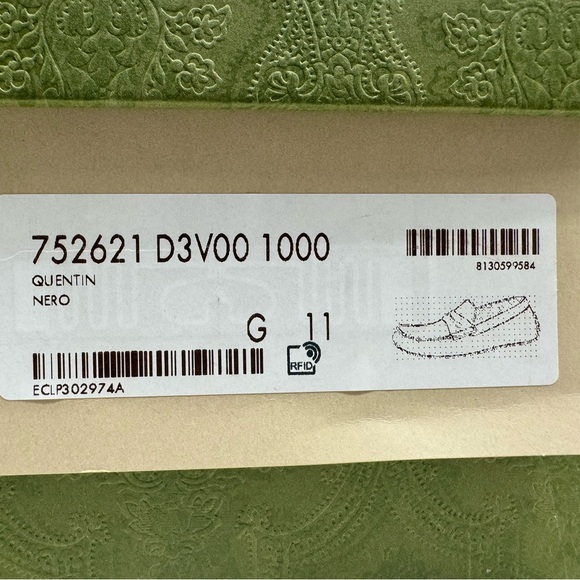 GUCCI Horsebit Moccasin Quentin Driving Loafers 752621 D3V00 New in Box 🔥🔥😳 - Picture 15 of 15